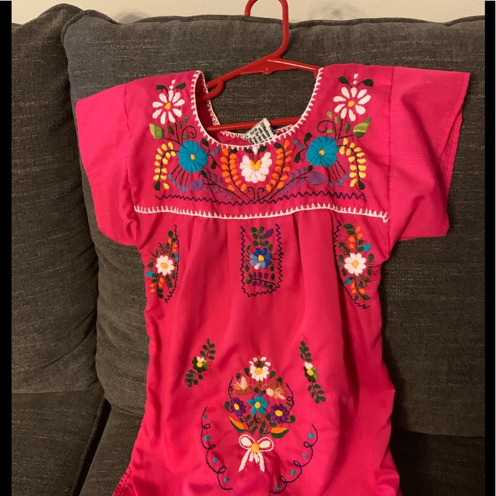 Little girls Mexican dress